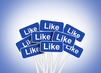 Everybody likes to like on the social networks - Like concept