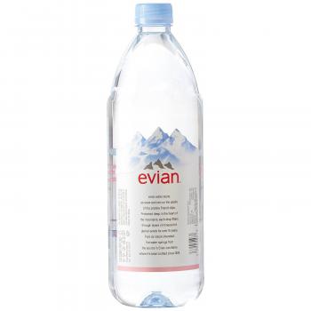 Amazon.com : Evian Bottled Water, 1 L, 12 ct : Bottled Drinking ...