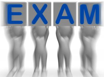 Exam Placards Means Extreme Questionnaire Or Examination