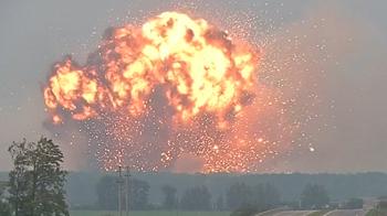 Explosions rock Ukraine ammunition depot - CNN Video