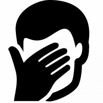Facepalm Icon - free download, PNG and vector