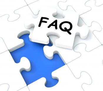 FAQ Puzzle Shows Inquiries And Questions