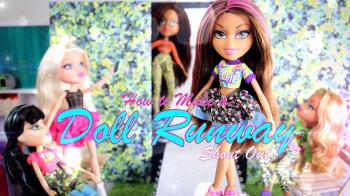 DIY - How to Make: Doll Runway: Sneak Peek - Handmade - Doll ...