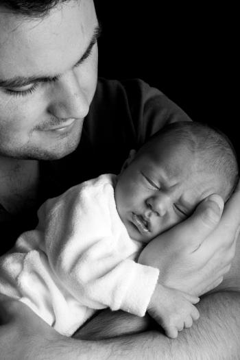 Father and Newborn