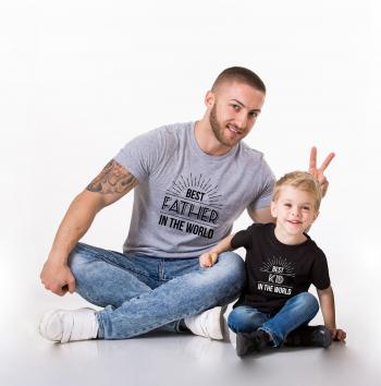 Best Father in the World Shirt, Best Kid in the World Shirt