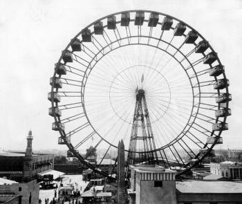 History of the Ferris wheel; 1893 original was taller than Navy ...