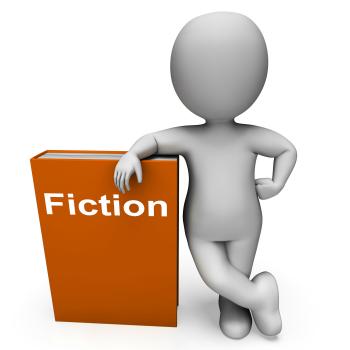 Fiction Book And Character Shows Books With Imaginary Stories
