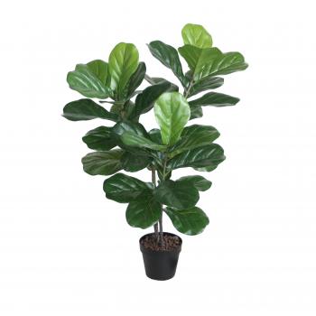 Artificial Fiddle leaf Fig tree 1m with 34 large leaves.