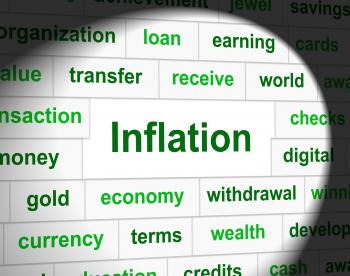Finance Inflation Represents Economic Profit And Increase
