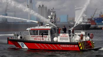 Fort Lauderdale upgrades its water response with Fireboat 49 - Sun ...