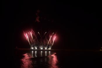 Fireworks Reflected in the Water