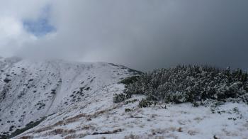 First snow of the season - Hiking George