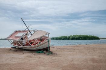 Fishing Boat on the Island