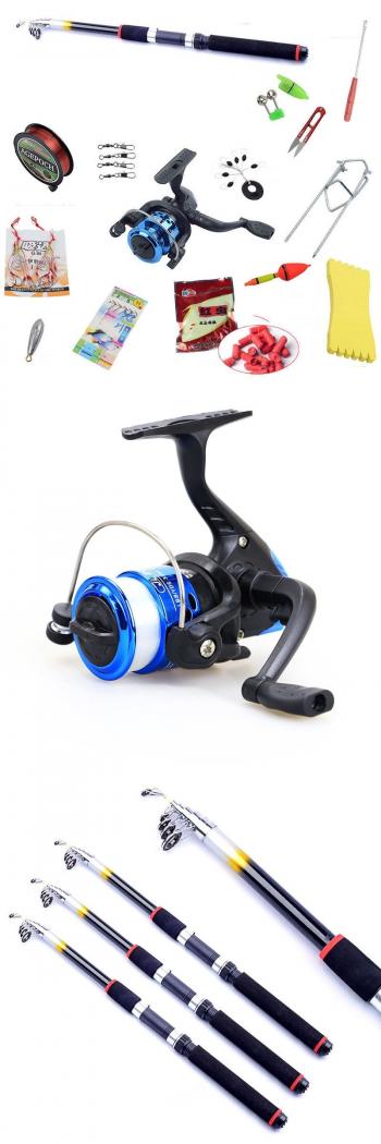 16PCS fishing gear combination 2.1M-3.6Mfishing rod 200 series ...