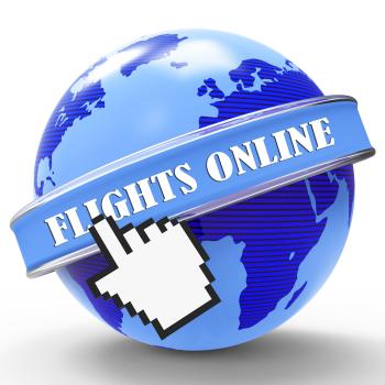 Flights Online Shows Airplane Net And Fly