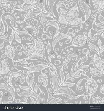 Abstract Floral Pattern Seamless Pattern Flowers Stock Vector (2018 ...