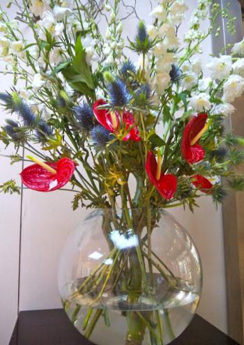A fabulous floral display by the entrance | Floral Displays ...