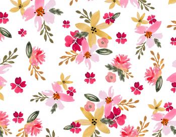 Watercolor Floral Seamless Pattern ~ Patterns ~ Creative Market