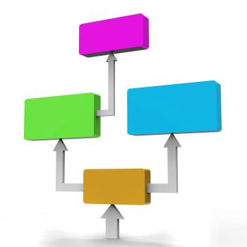 Flow Diagram Represents Charting Organizations And Graph