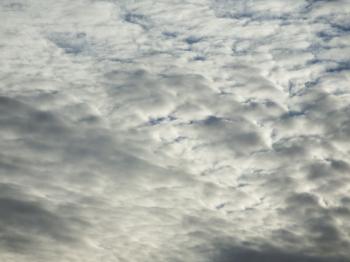 Fluffy Clouds Background