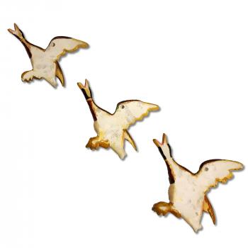 Plaster Flying Ducks - Home Alchemy