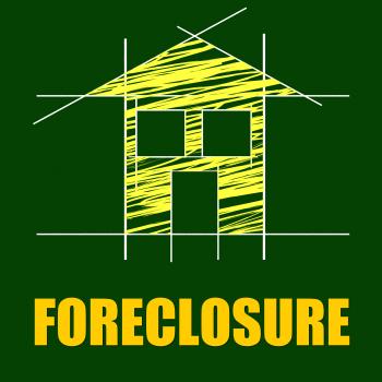 Foreclosure House Indicates Repayments Stopped And Apartment