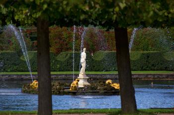 Fountain At Peterhof Palace