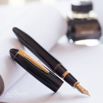 Platinum Izumo Biwatame (Tan) Urushi Fountain Pen - The Nibsmith