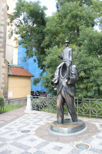 Franz Kafka statue