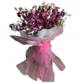 Burst Of Orchids | Fresh Knots