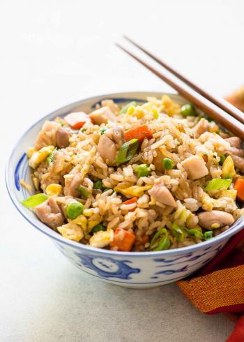 Chicken Fried Rice Recipe | SimplyRecipes.com