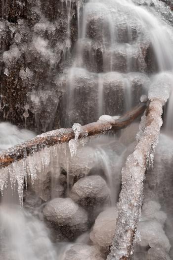 Frozen Avalon Falls - HDR