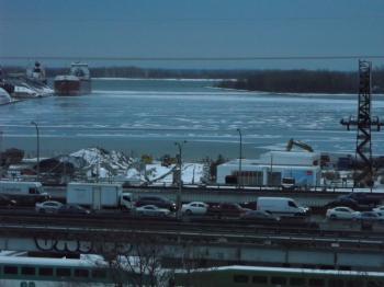 Frozen Toronto harbour, 2018 01 31 -k