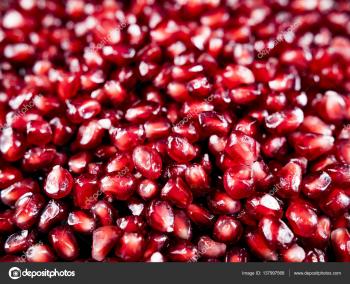 Close Up Pomegranate Fruit Seeds Pile for Texture Background — Stock ...