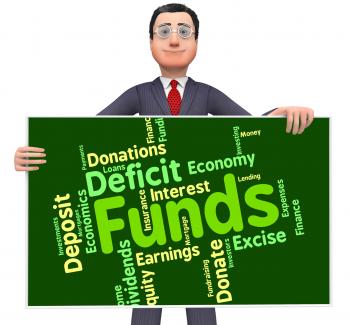Funds Word Means Shares Words And Finance