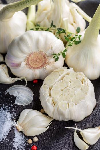 Garlic in Kitchen