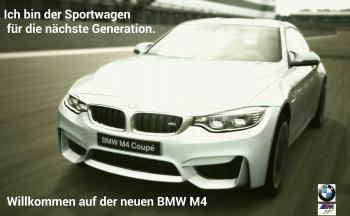 German BMW M4 advert.