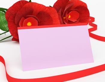 Gift Card Indicates Find Love And Affection