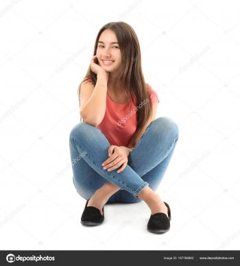 Pretty teenage girl posing — Stock Photo © belchonock #167768862
