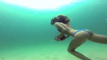 KALOEA Girl - Underwater Walking in a Kaloea Bikini - YouTube