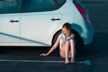 Girl with a Car