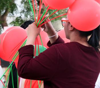 Girl with Balloons