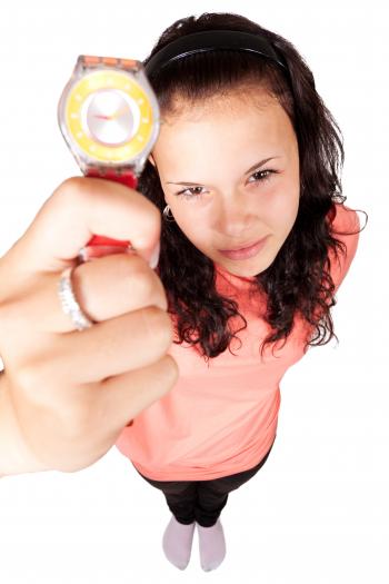 Girl with Watch