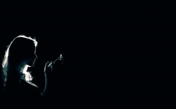 Alone Girl In The Dark wallpaper - 1387767