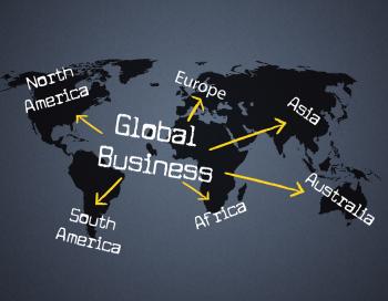 Global Business Shows Planet Globalize And Corporate