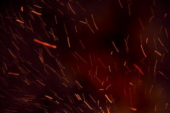 Free Stock Photo 8864 Fiery trails from glowing embers | freeimageslive