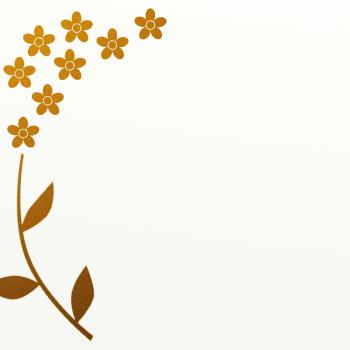 Gold Leaf Flower Border Free Stock Photo - Public Domain Pictures
