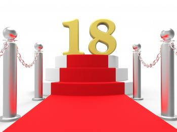 Golden Eighteen On Red Carpet Means Celebrity Eighteenth Birthday Part