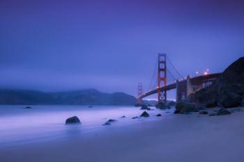 Golden Gate Bridge during Nighttime