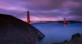 Golden Gate Bridge over Body of Water